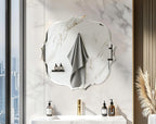 Beveled Beige Wall Mirror — 32" - View 6