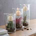 Glass Candle — Set of 3 - View 6