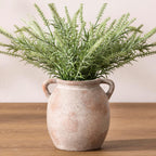 Farmhouse Black Flower Vase — 6" — S-terracotta