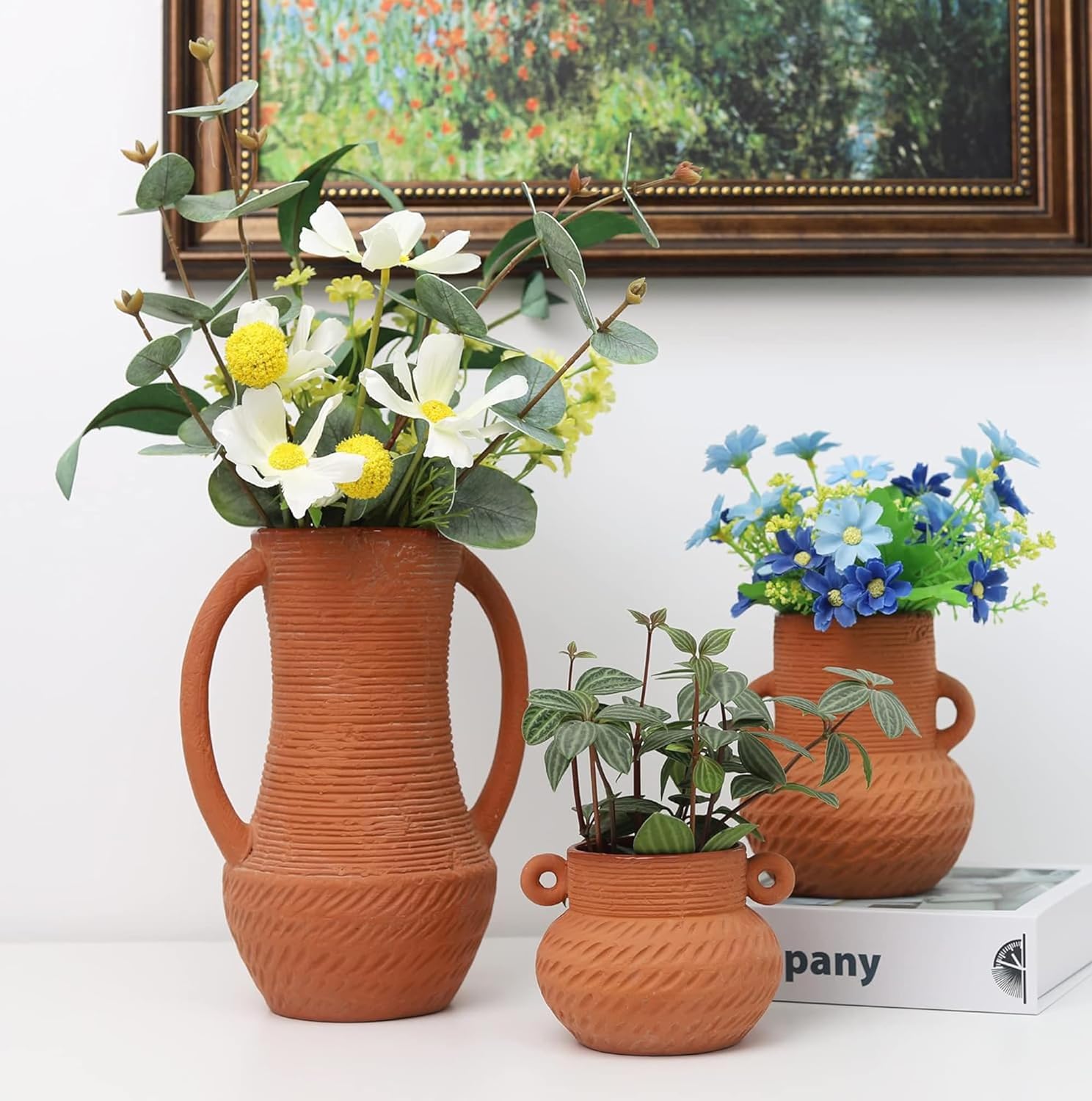 Farmhouse Orange Vase — Terracotta