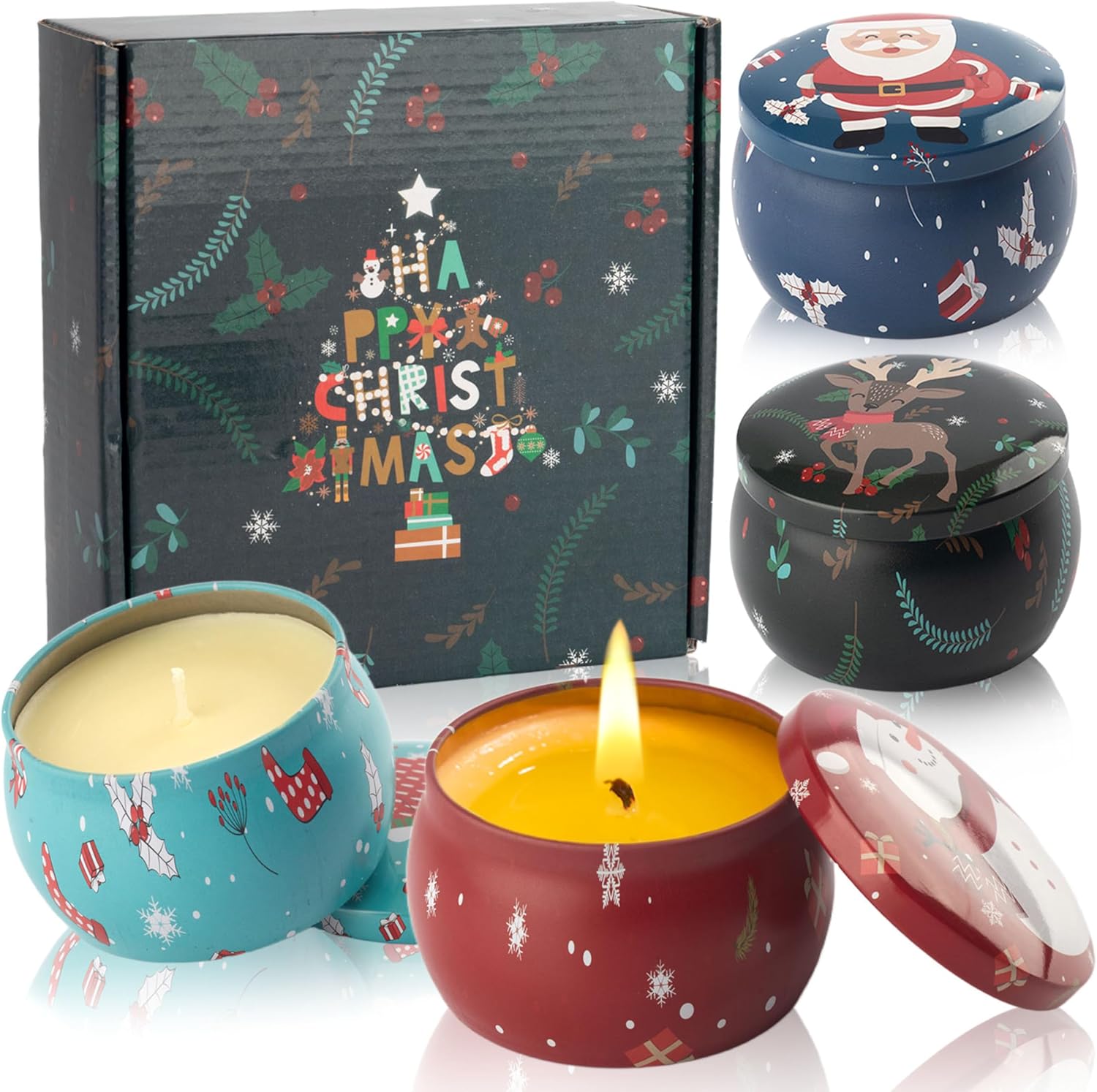 Soy Wax Wax Scented Candle — 04-Christmas