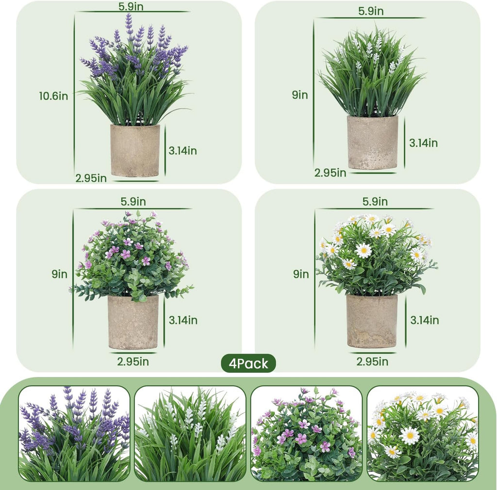 Green Artificial Plant - View 3