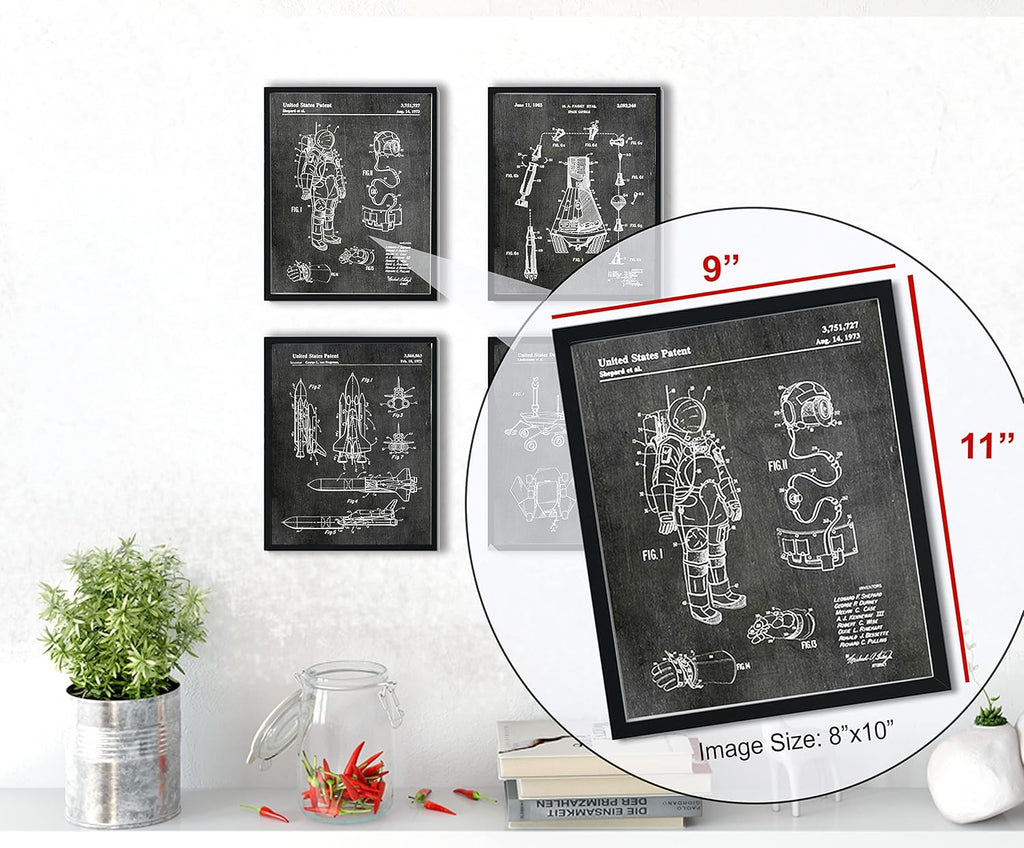 Black Framed Wall Art — 8" - View 5