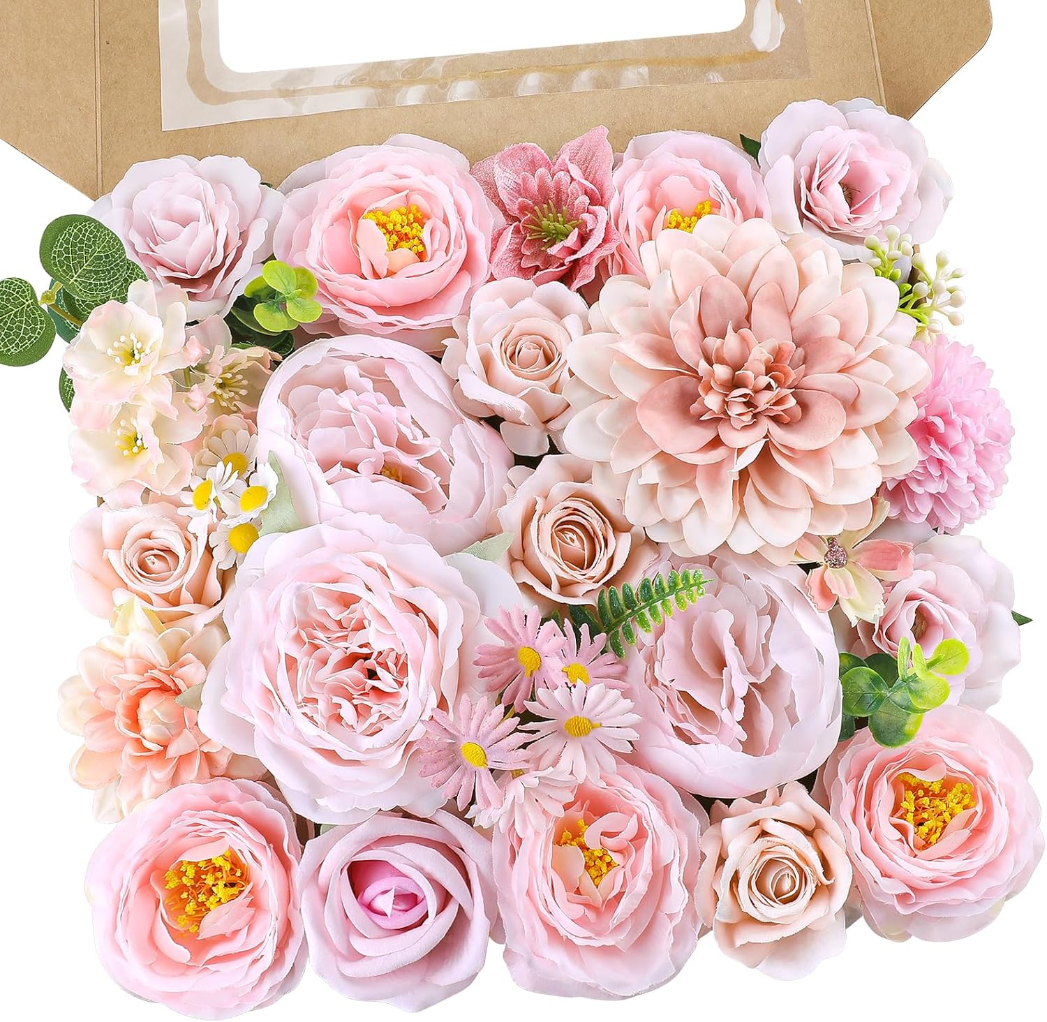Beige Artificial Flowers — Nude Pink