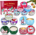Soy Wax Metal Scented Candle — Christmas 12pack