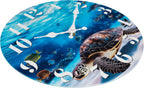 Battery Operated Blue Wall Clock — 14" - View 6