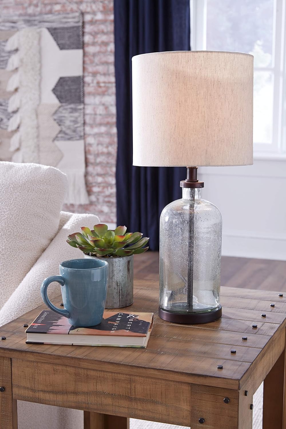 Farmhouse Metal Table Lamp — 22.5" - View 7