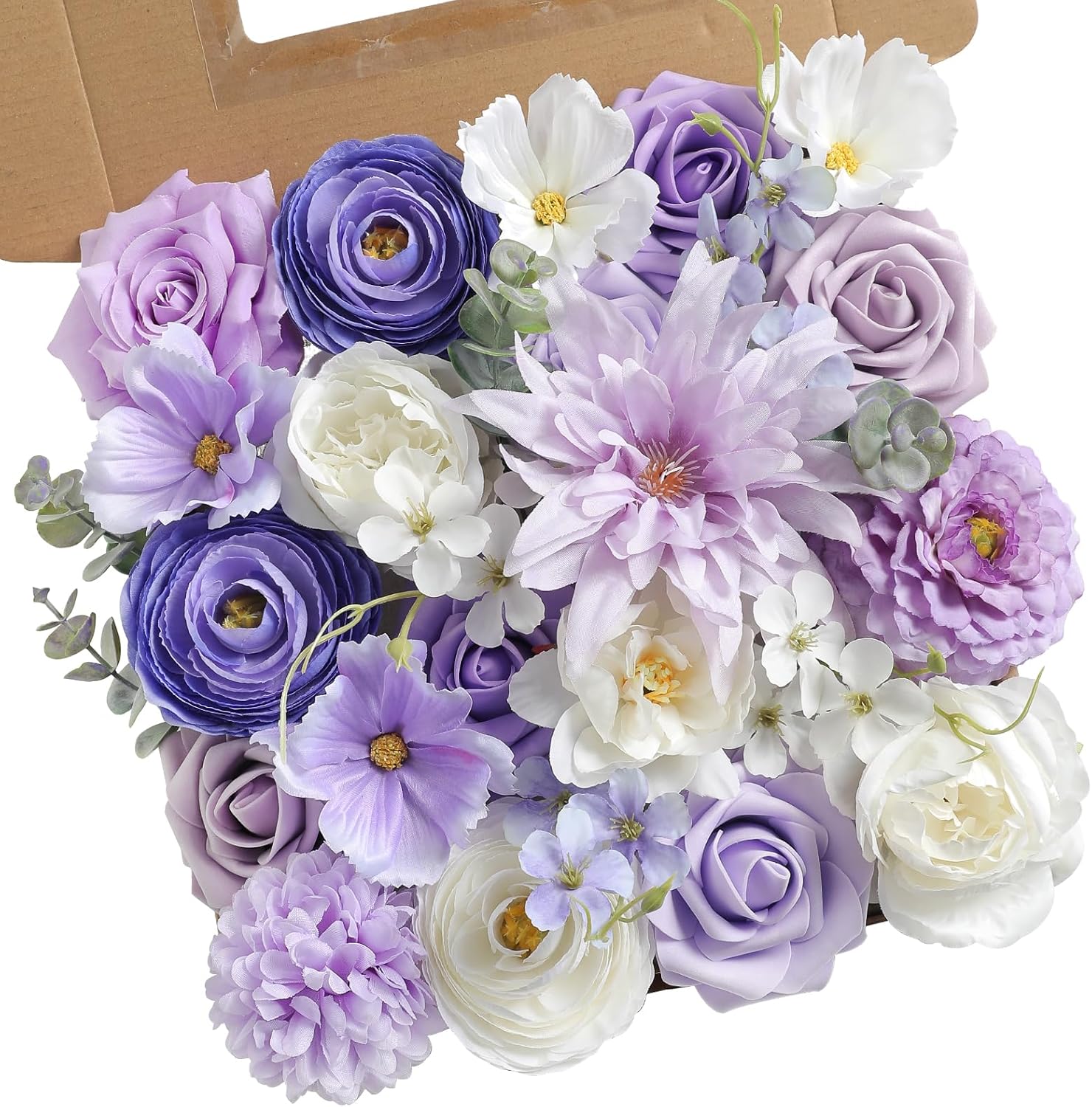 Blue Artificial Flowers — Gradient Purple
