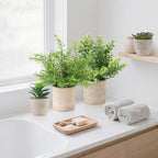 Farmhouse Black Faux Plant — 10" - View 8