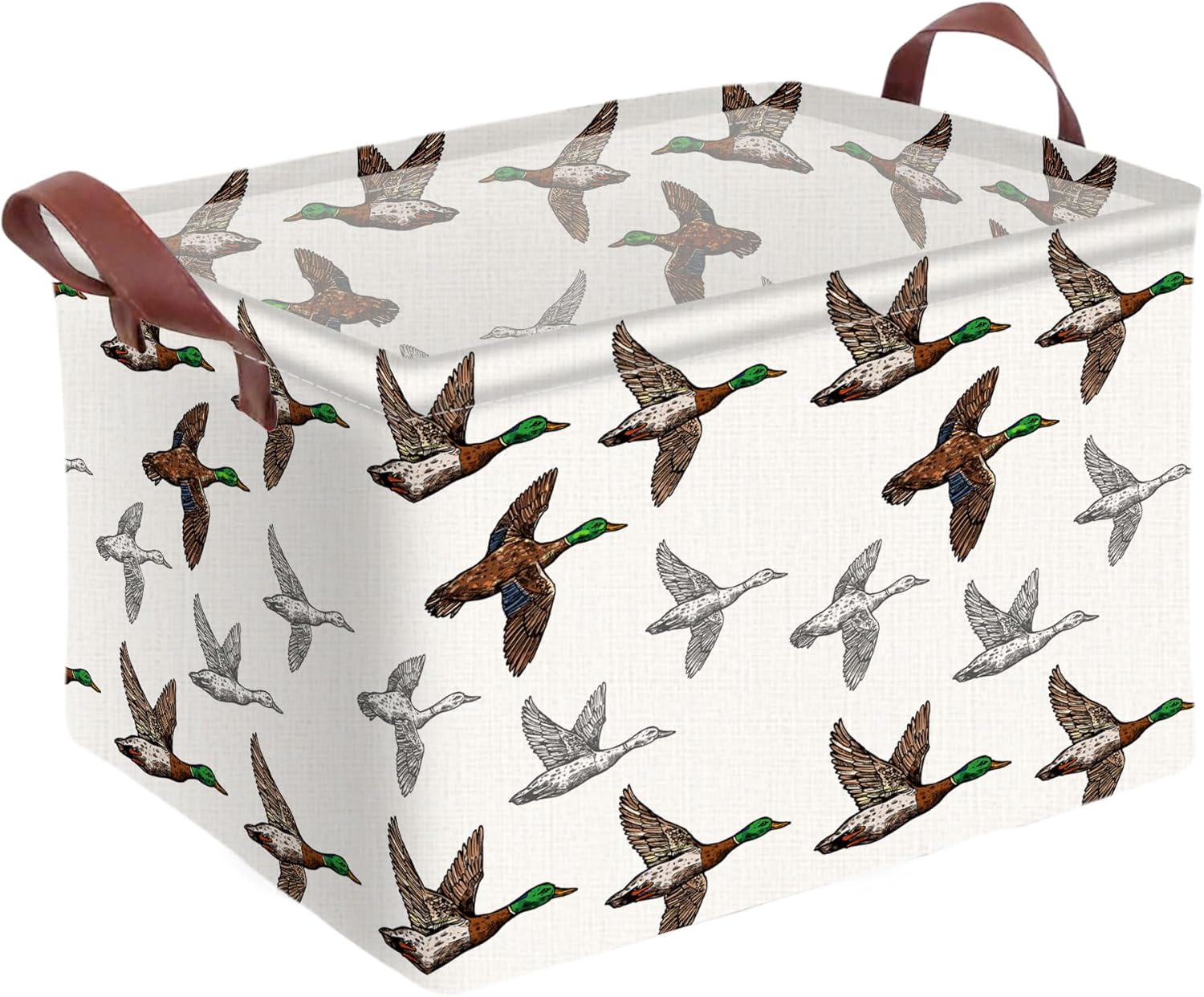 Pink Throw Pillow — Mallard Duck