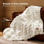 Beige Throw Pillow — 50" - View 2