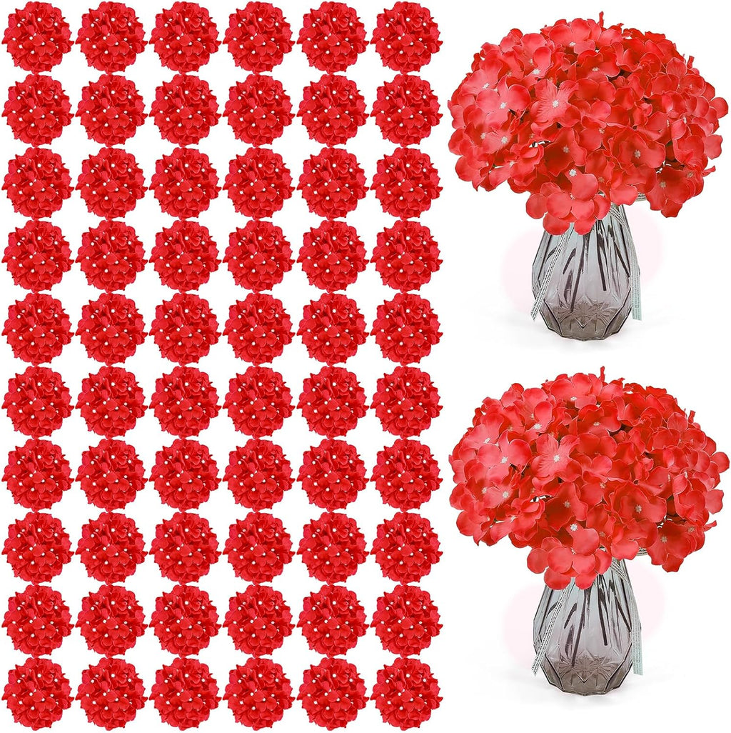 Blue Artificial Flowers — Red