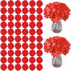 Blue Artificial Flowers — Red