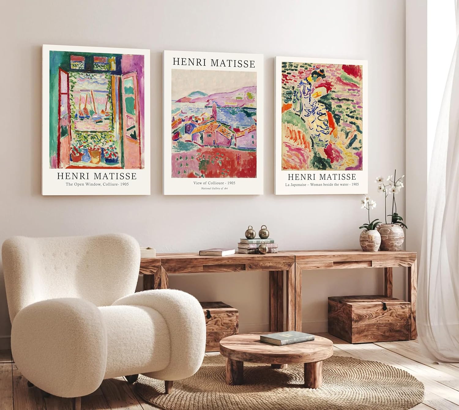 Framed Mid-Century Green Wall Art — 12" — 18"x24"