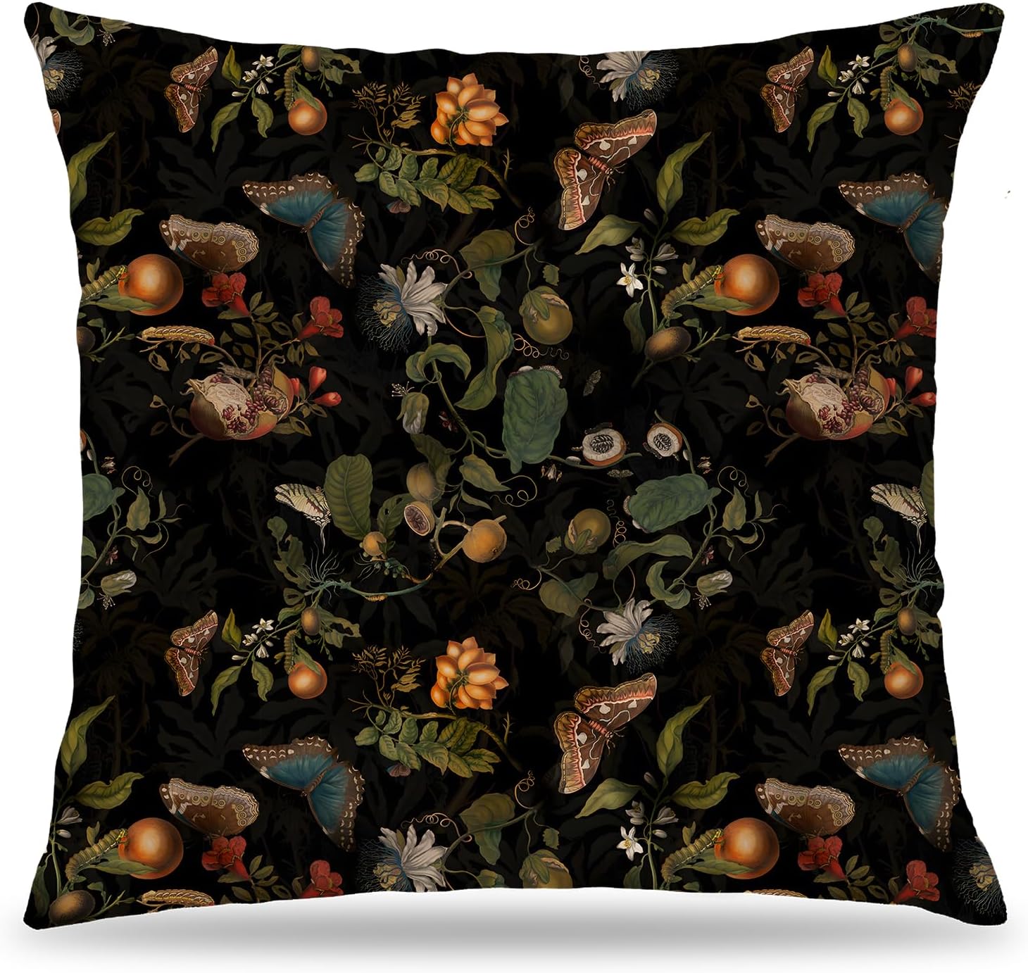 Boho Fabric Throw Pillow Cover — 18x18 — Multicolour-23