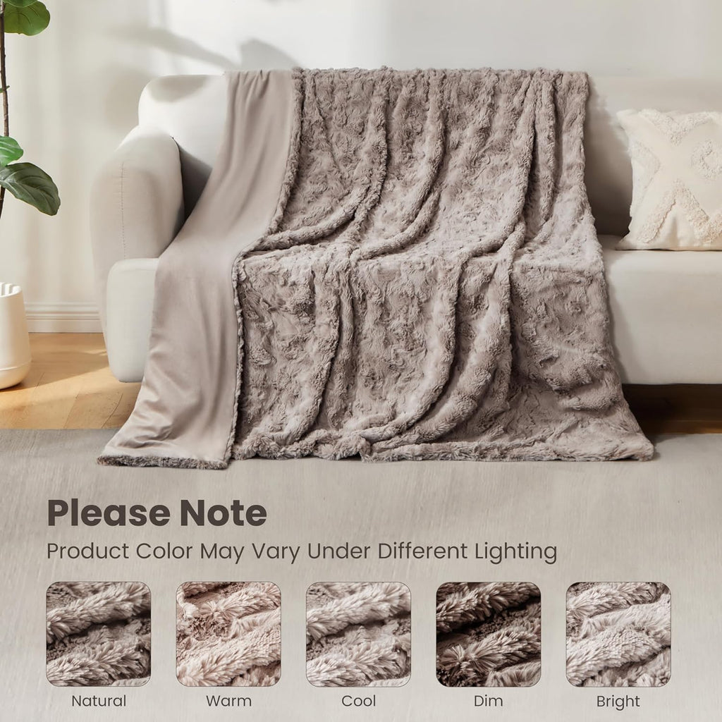 Beige Throw Pillow — 60" - View 8