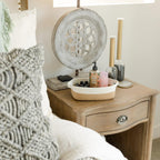 Boho Beige Woven Basket - View 5