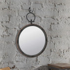 Round Farmhouse Metal Mirror — 21.1" - View 7