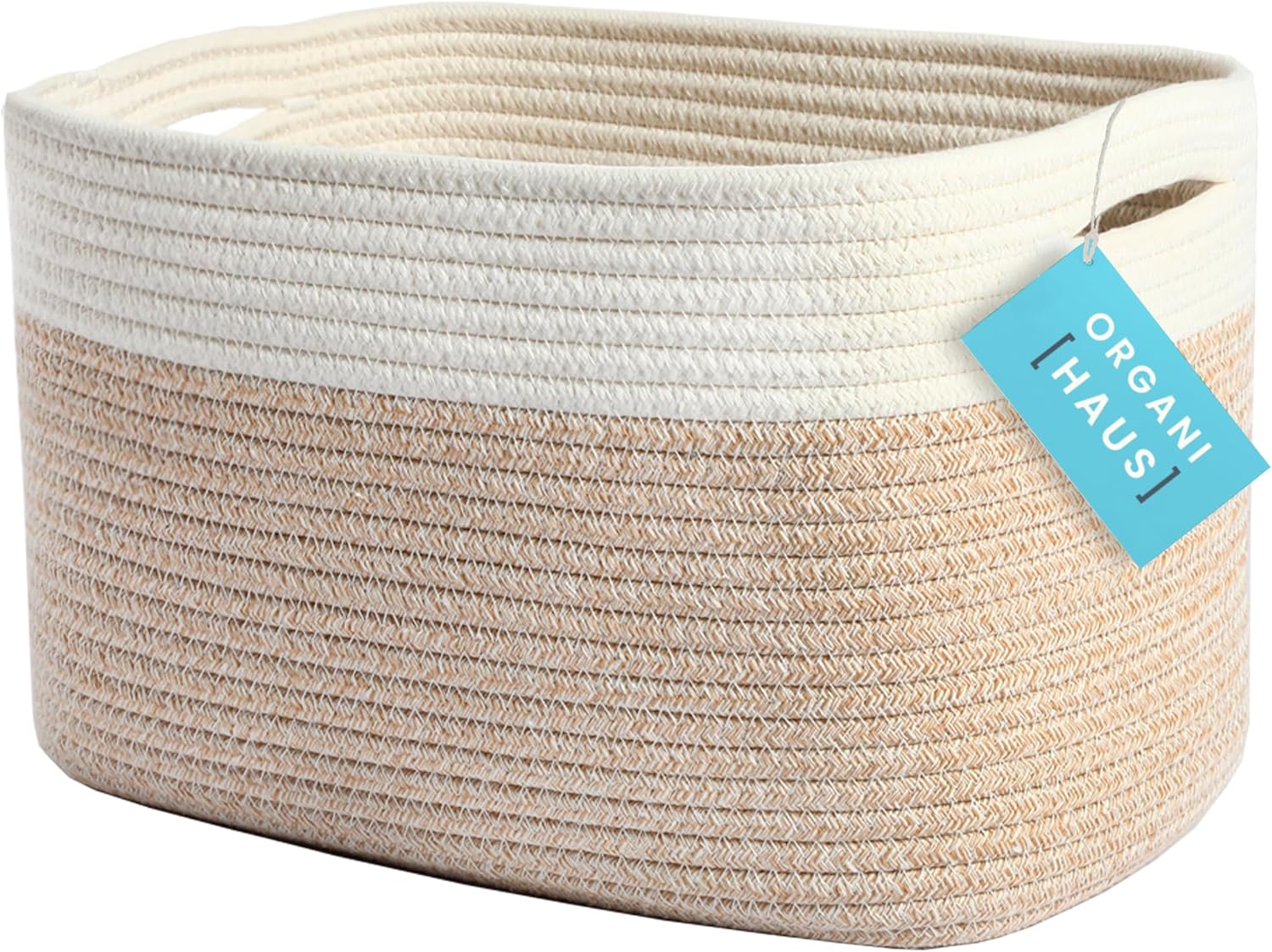 Black Storage Basket — 15" — Mixed Honey