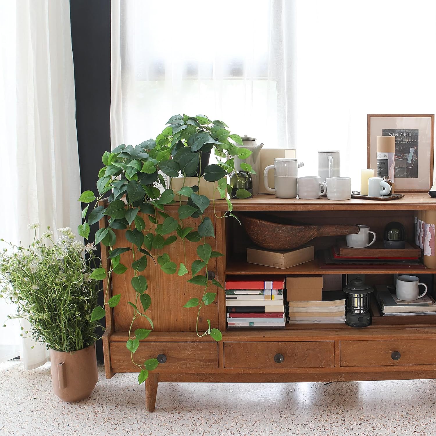 Gold Artificial Plant — 33" - View 4