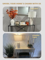 Modern Beige Desk Lamp — 23" - View 2