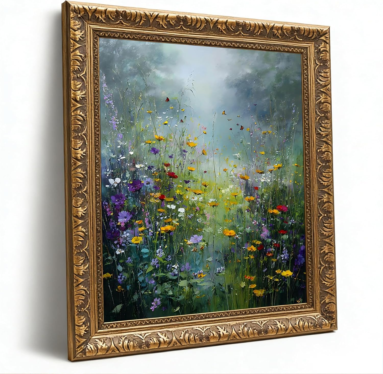 Framed Luxe Fabric Wall Decor — 8" — Picture 25