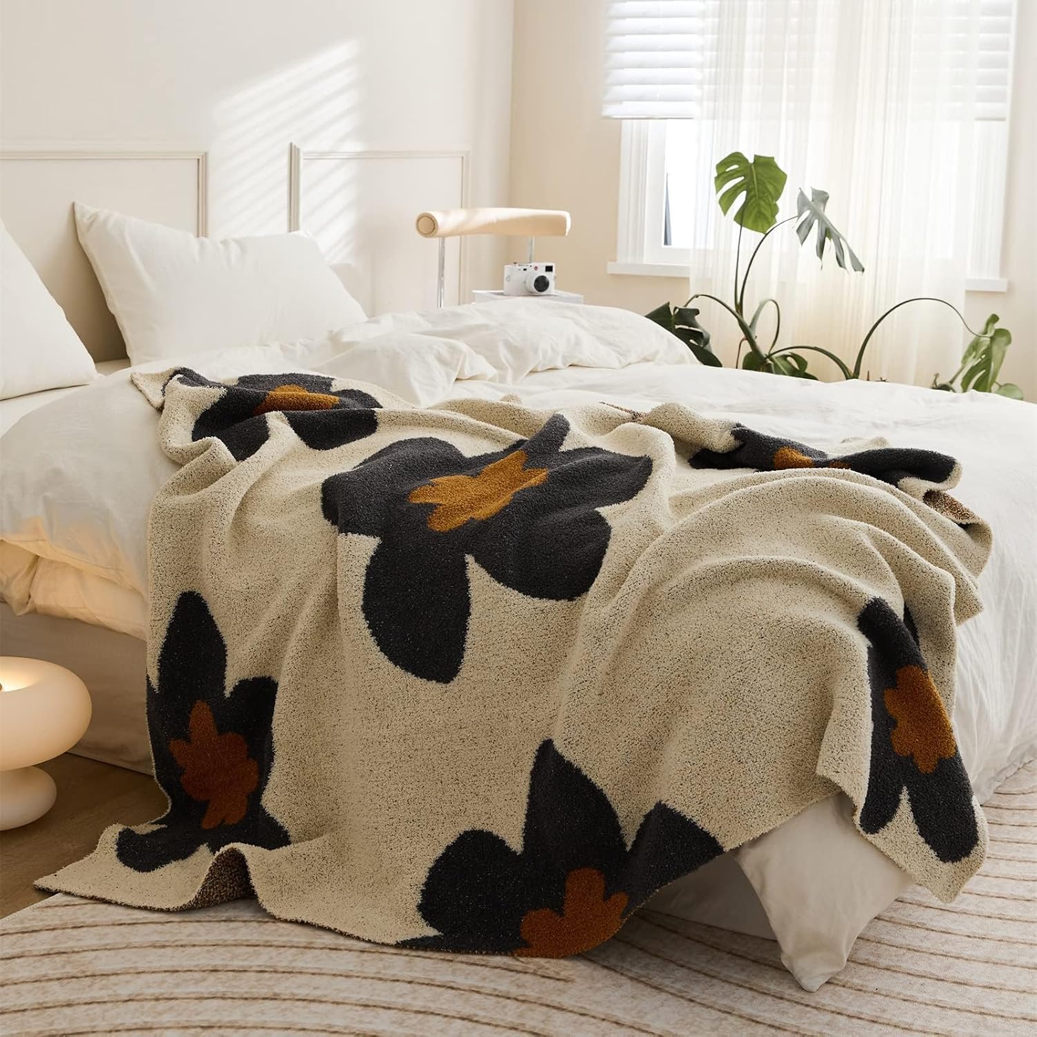 Grey Throw Pillow — 47" — Chen Grey