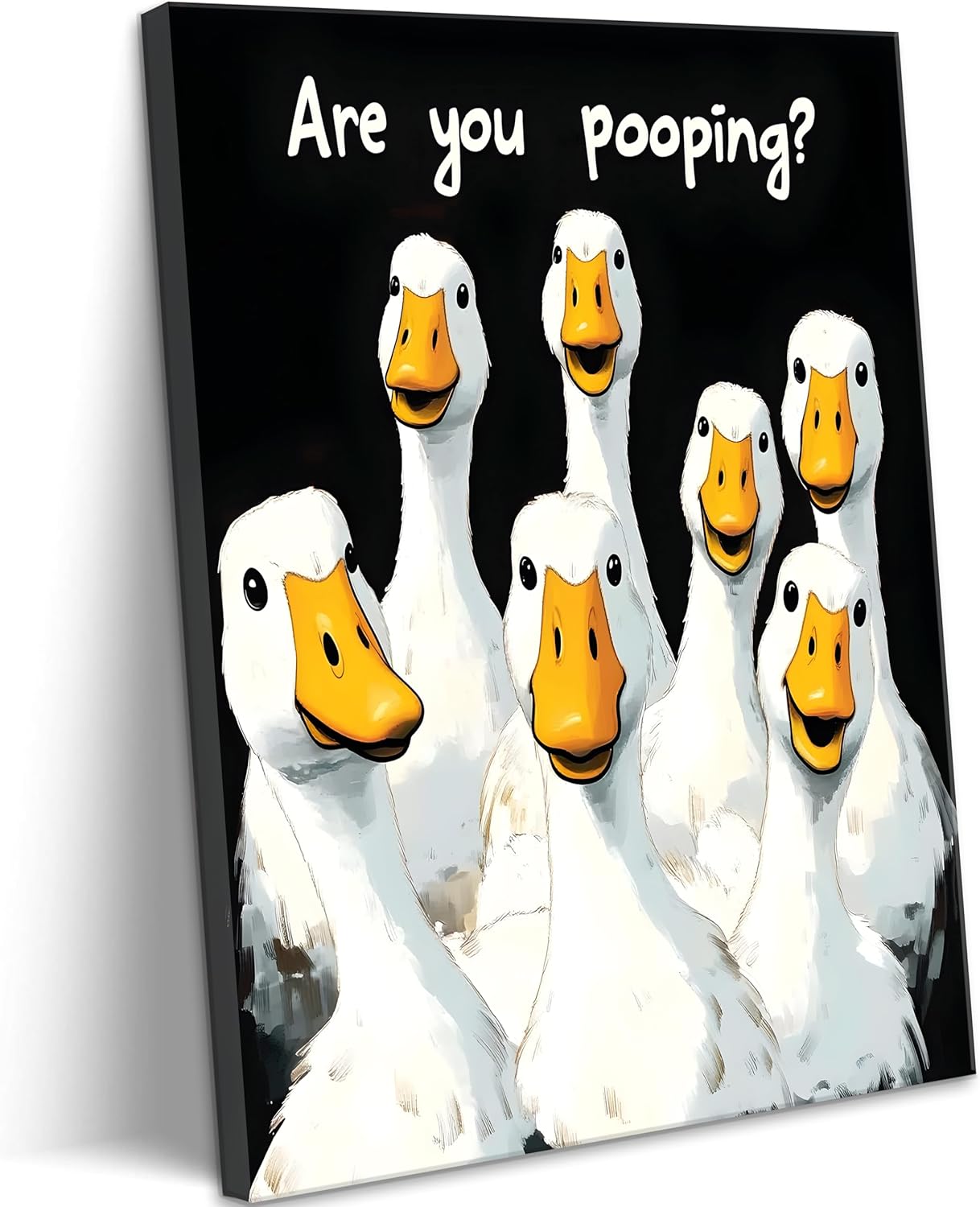Metal Canvas Wall Art — 16" — Goose Canvas