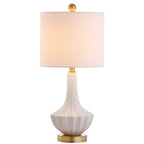Linen Luxe Black Nightstand Lamp — 21.5"