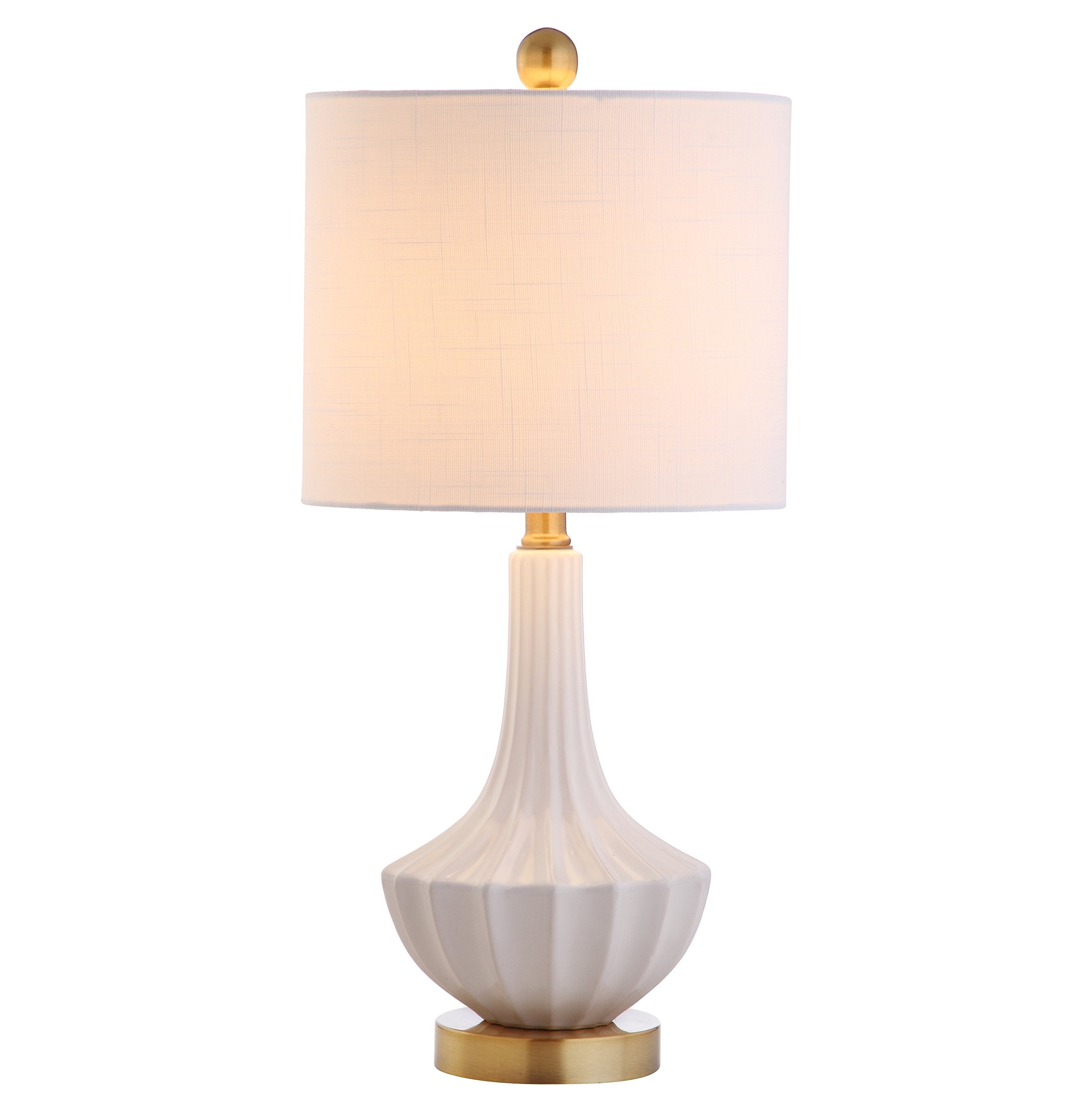 Linen Luxe Black Nightstand Lamp — 21.5"