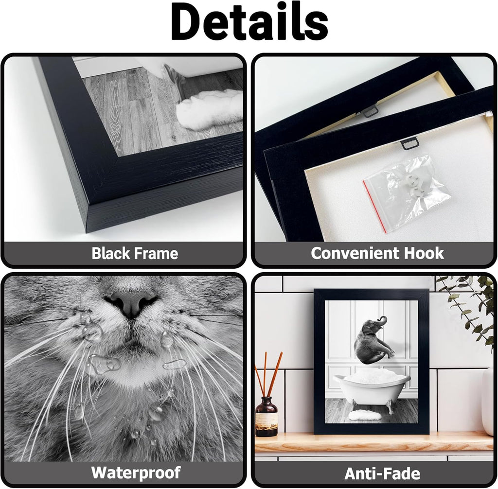 Framed Wood Canvas Wall Art — 8" - View 7