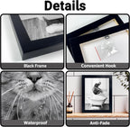 Framed Wood Canvas Wall Art — 8" - View 7