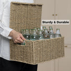 Beige Storage Basket — 15" - View 5