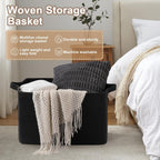 Boho Black Throw Pillow — 24" - View 7