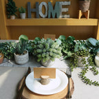 Boho Stone Faux Succulent — Set of 3 - View 3
