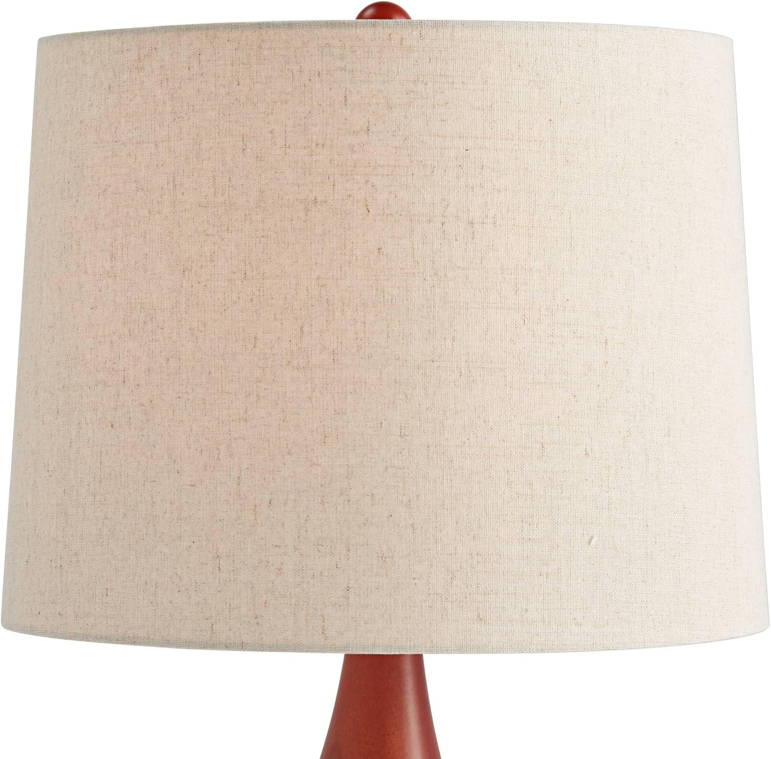 Mid-Century Red Table Lamp — 23" - View 3