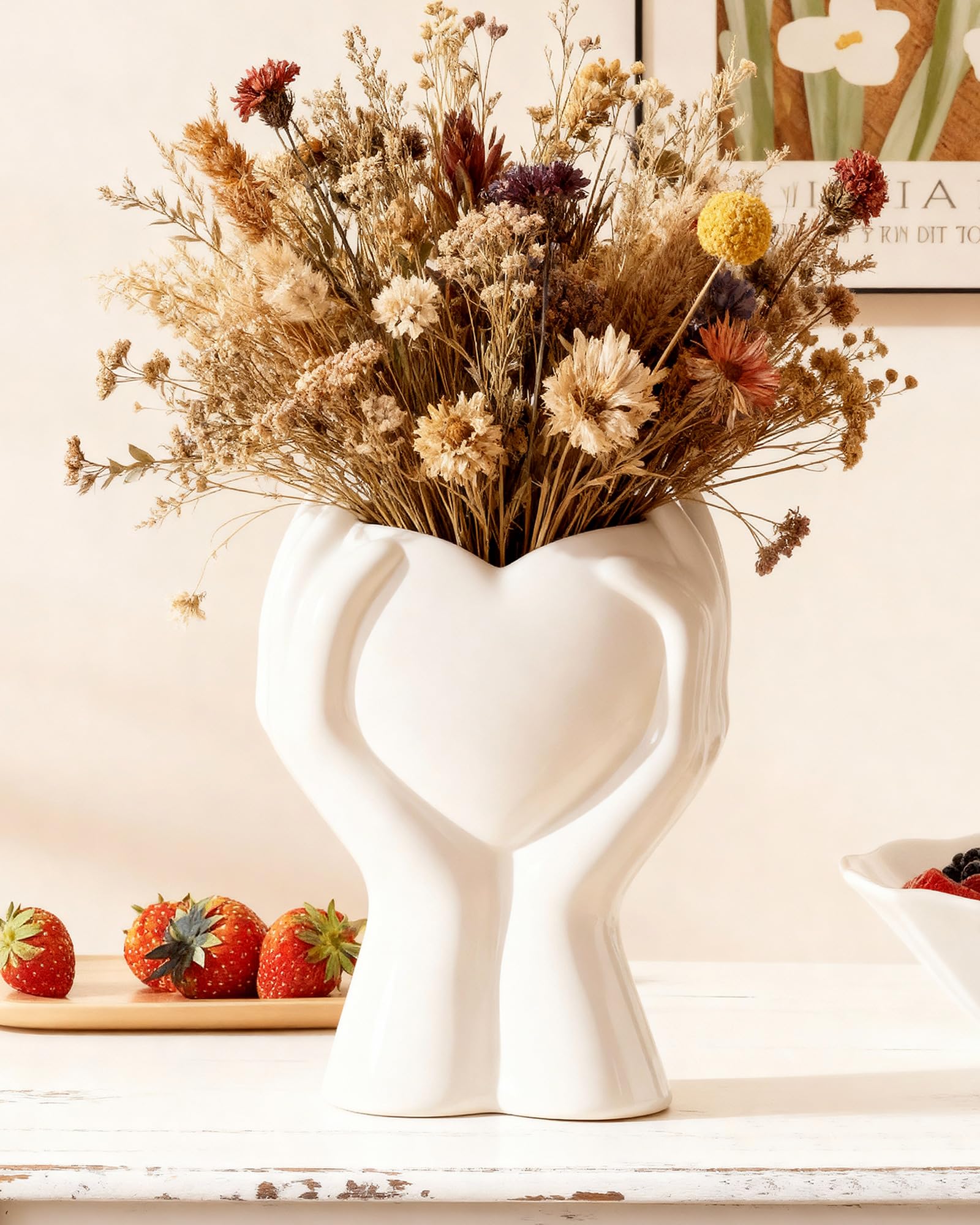 Modern Beige Flower Vase