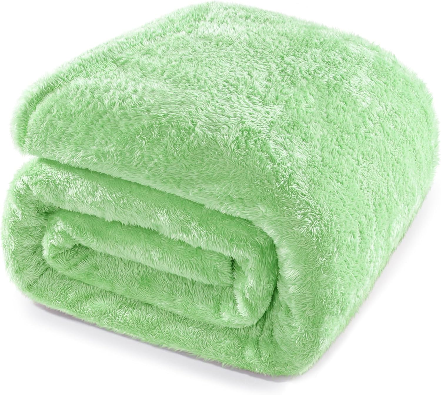 Black Throw Pillow — 70" — Light Green
