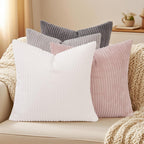 Boho Beige Throw Pillow Cover — 18" - View 6