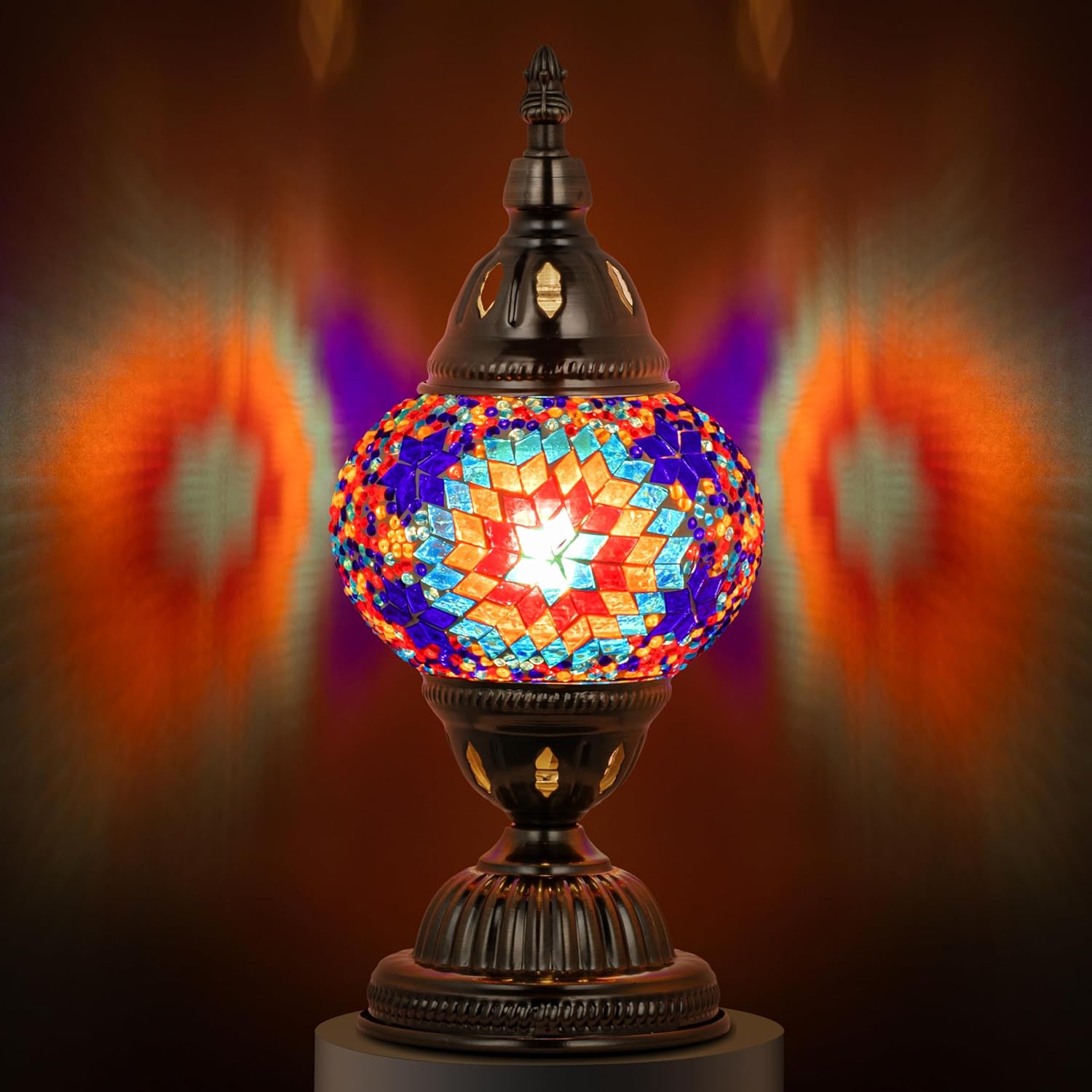 Blue Table Lamp — Colorful2