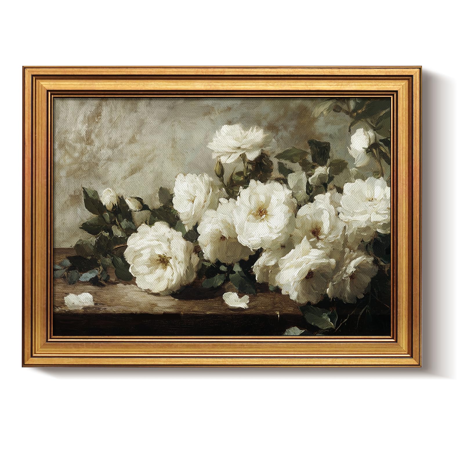 Framed Luxe Blue Wall Art — 16"