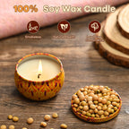Soy Metal Scented Candle - View 2