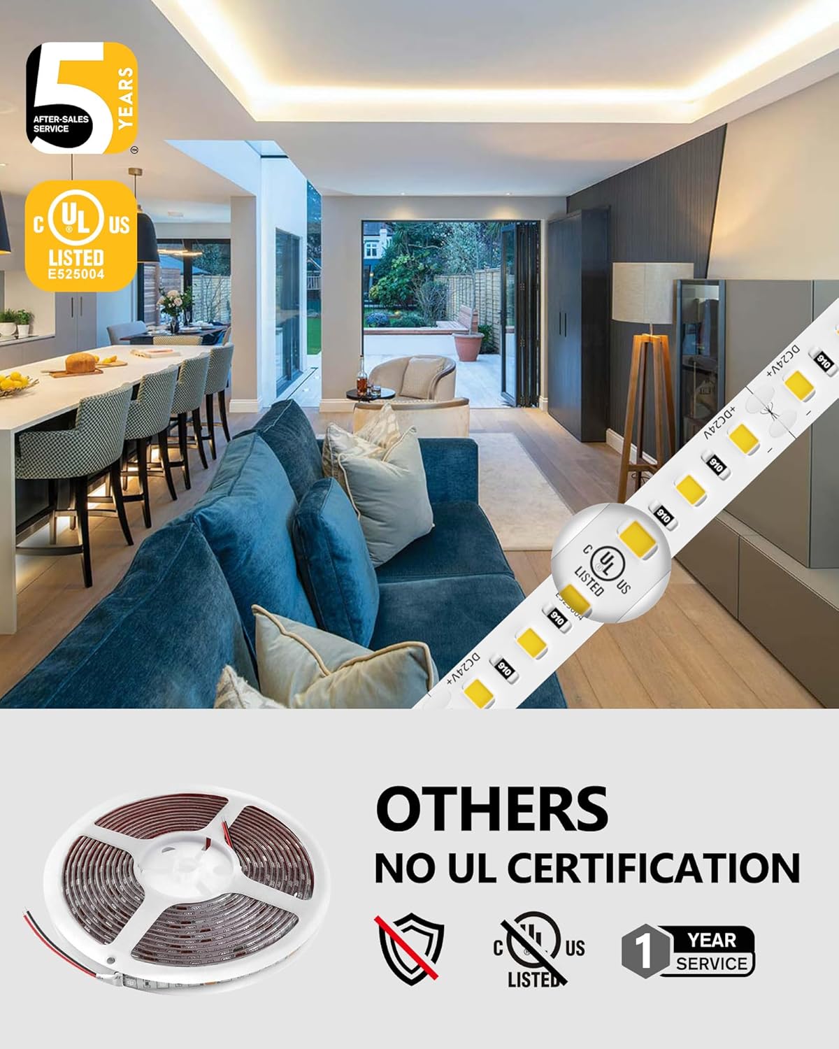 Metal LED Strip Lights - View 4