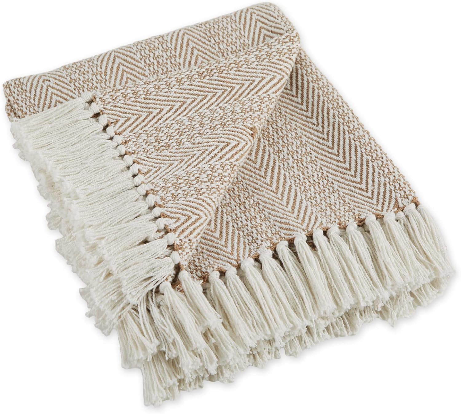 Beige Throw Pillow — 60" — Stone