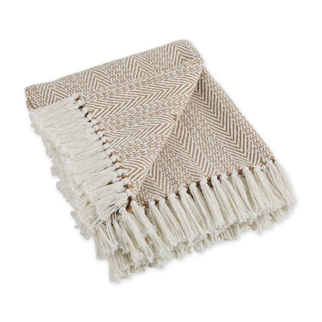 Beige Throw Pillow — 60"