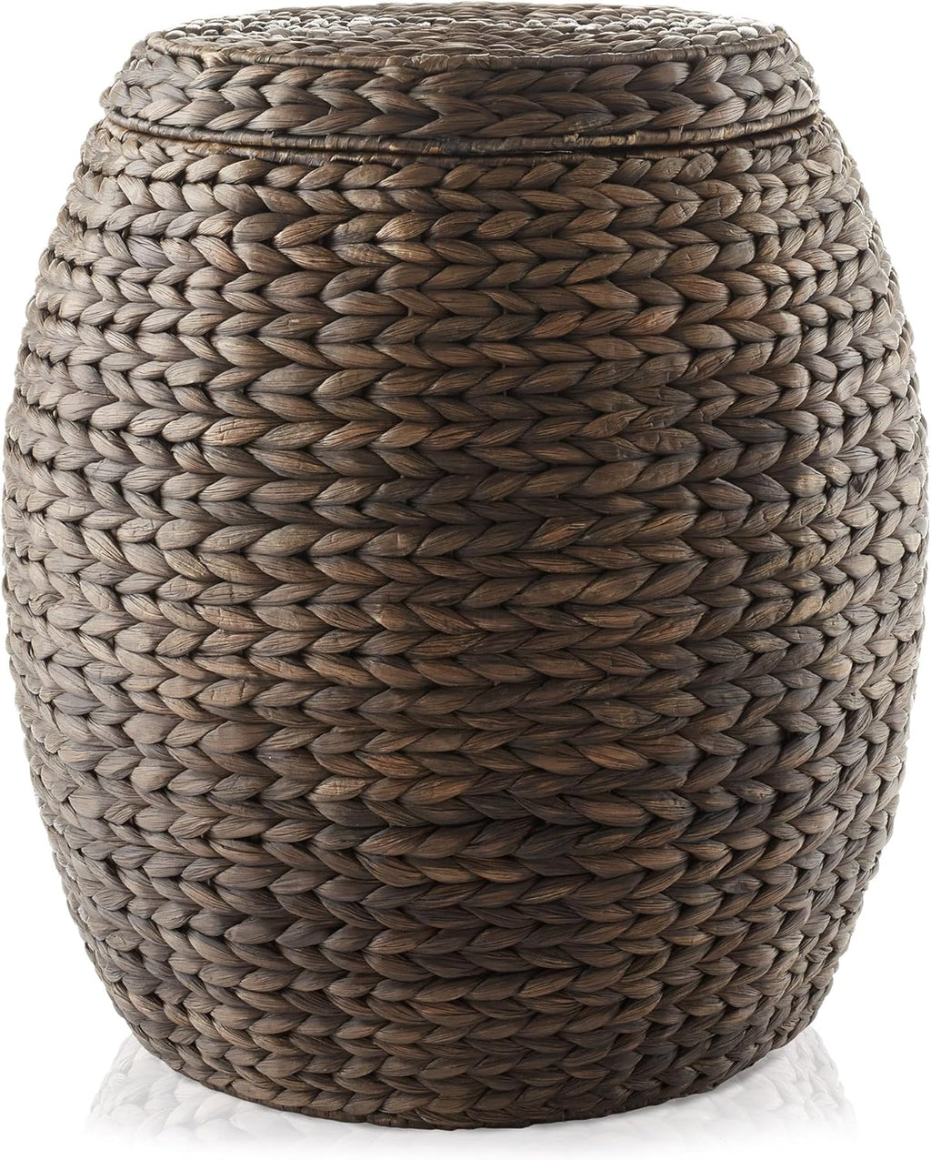 Handwoven Boho Brown Throw Pillow - View 3