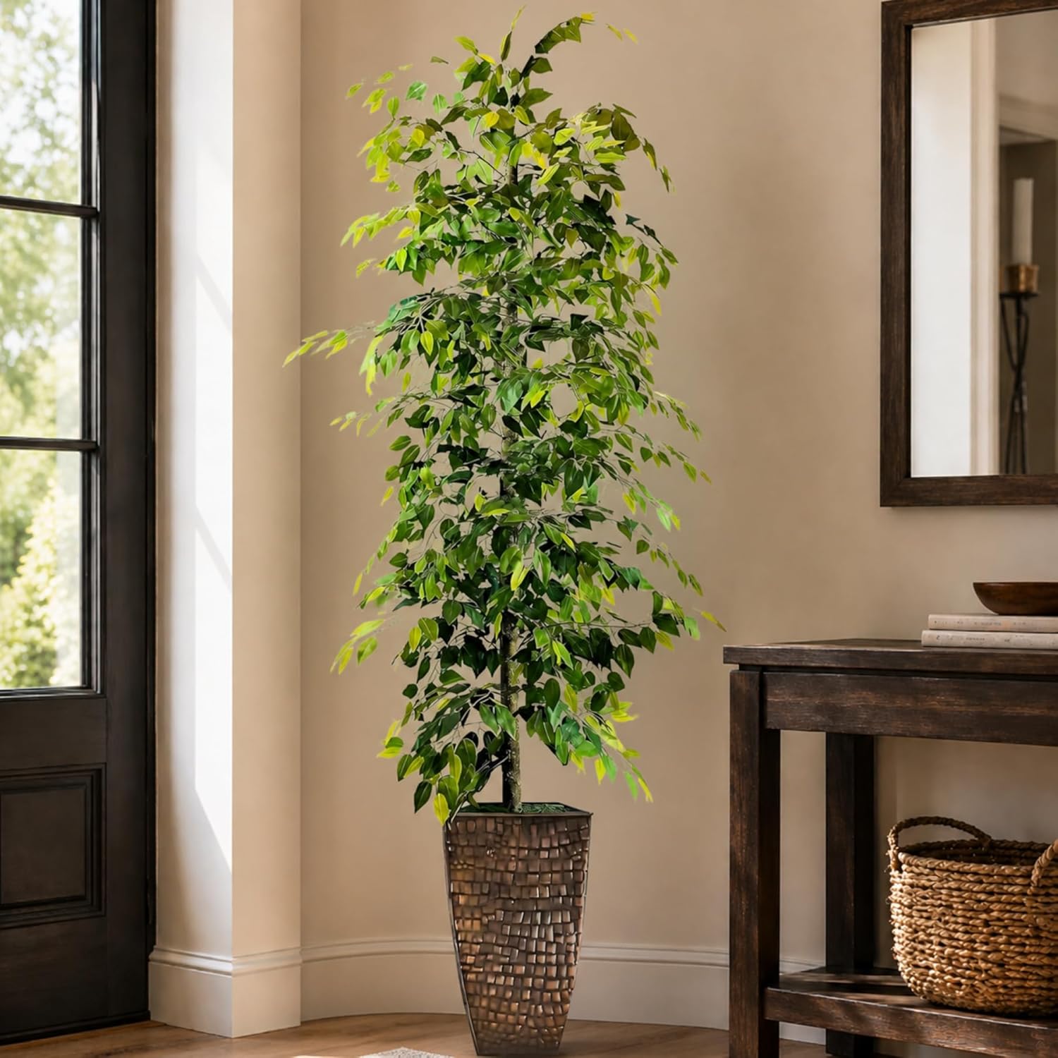 Black Faux Plant - View 2