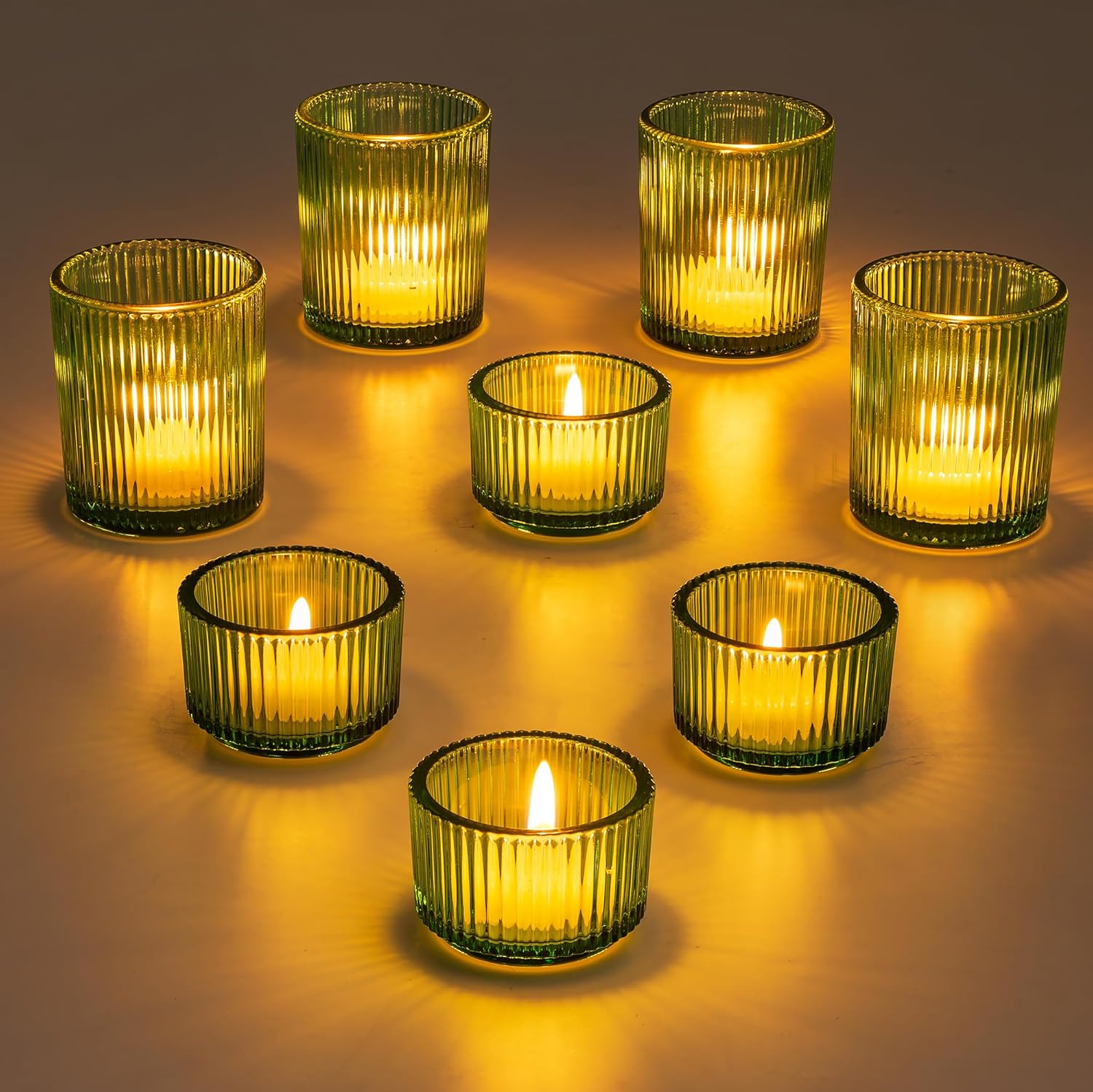 Vintage Green Candle — Set of 24 — Green