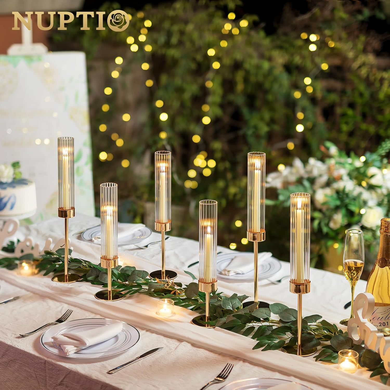 Gold Candle — Set of 6 - View 3