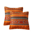 Boho Blue Throw Pillow Cover — 18"
